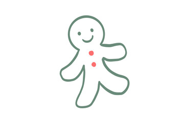 シンプルでかわいいクッキーのイラスト