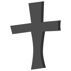 cross tombstone vector