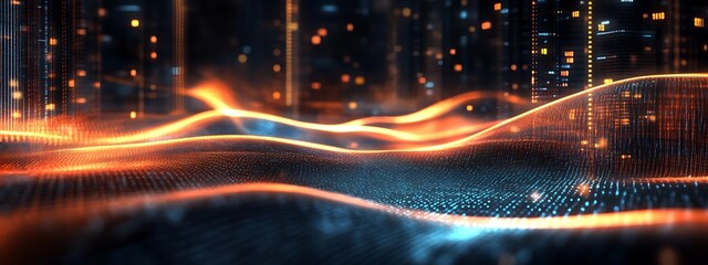  Abstract digital data background. Art can be used in the description of network abilities, technological processes, digital storages, science, education, etc. 