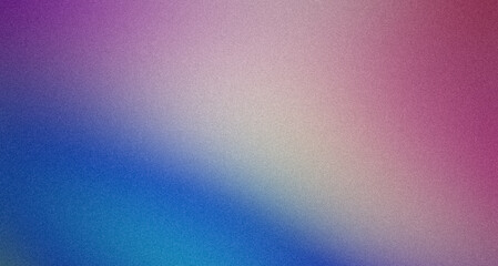 Pastel color gradient background grainy pink blue retro summer noise texture effect wide banner header backdrop design