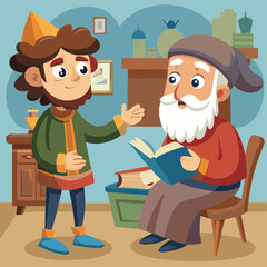 grandfather and grandson