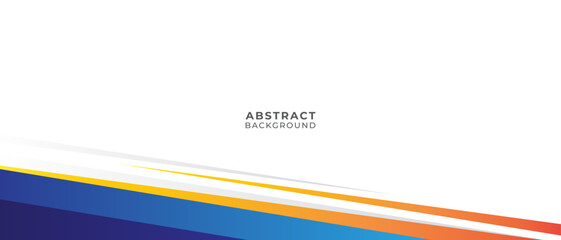 Colorful Abstract Geometric Background with Blue and Orange Accents