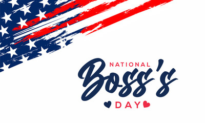 Happy Boss`s day vector bakcground  illustration 