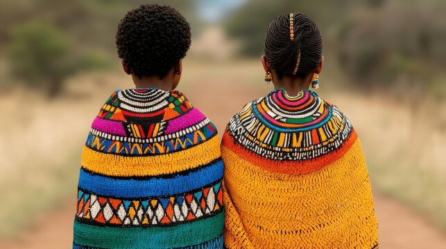 Swazi Women in Traditional Beaded Garments  Eswatini Culture  Africa
