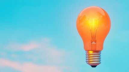 Glowing Lightbulb Idea Concept   Innovation  Inspiration  Creativity