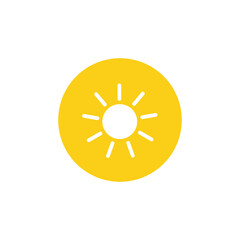 Sun Icon Button