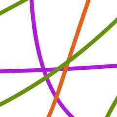 Purple green orange graphic lines background 