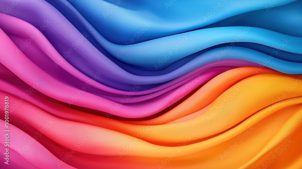 Poster abstract colorful waves gradient background texture