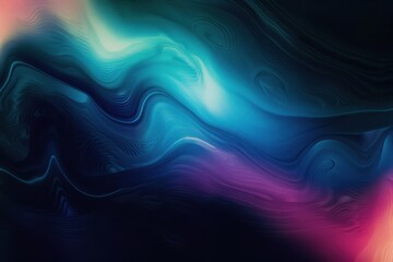 Fototapeta premium Abstract blue and pink waves