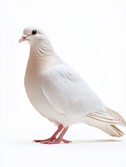 Dove isolated on white background