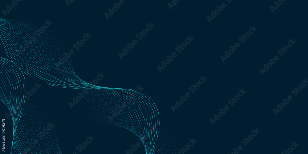 Aufkleber dynamic particle flowing wave design with bold contrasting colors and sharp edges, perfect for creat