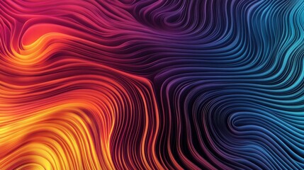 Fototapeta premium Abstract microwaves forming sinusoidal patterns background