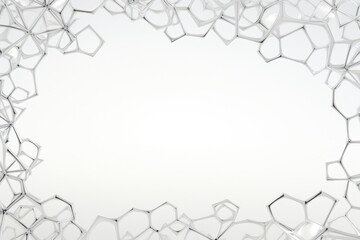 Obraz premium Futuristic geometric organic pattern background wallpaper with copy space