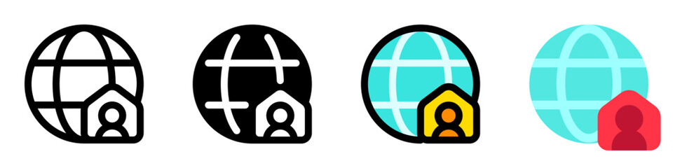 Editable internet connection, home network vector icon. Remote work, job, profession, freelance. Part of a big icon set family. Perfect for web and app interfaces, presentations, infographics, etc