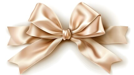 A shiny satin ribbon tied in a golden bow adorns a festive gift box, perfect for a birthday or Christmas surprise