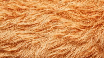 Fototapeta premium Closeup Texture of Soft Orange Fur Animal Skin Background