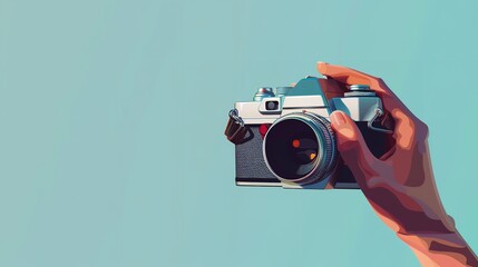 World Photography Day social media post template design