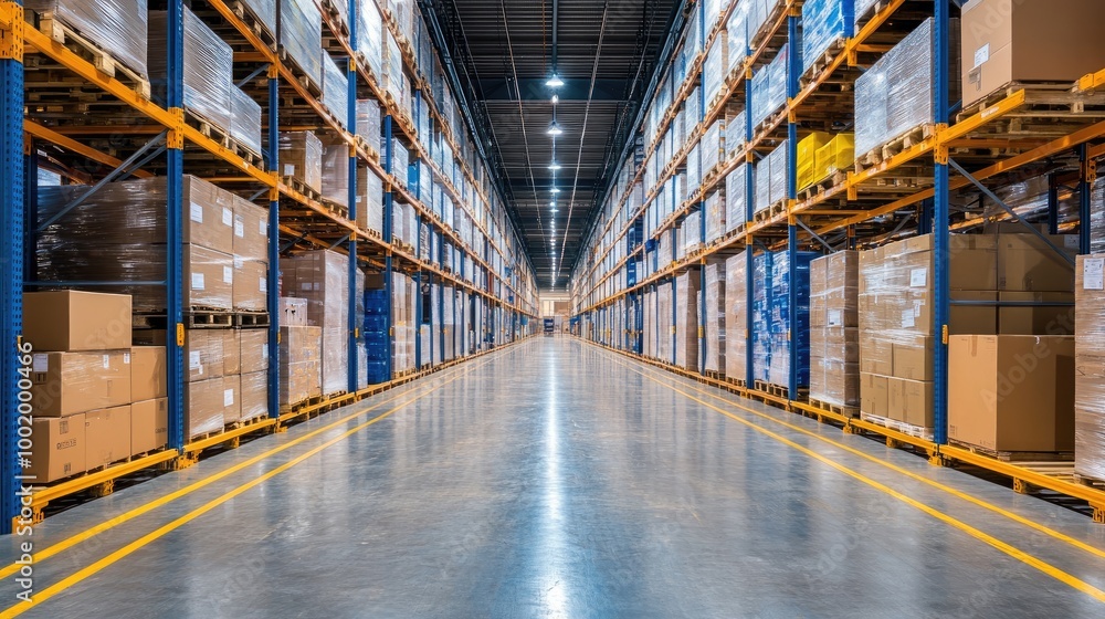 Poster efficient logistics operations with digital inventory tracking and real-time shipment updates