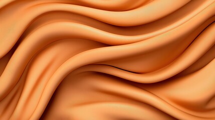 Obraz premium Abstract Orange Fabric Drape Texture Background