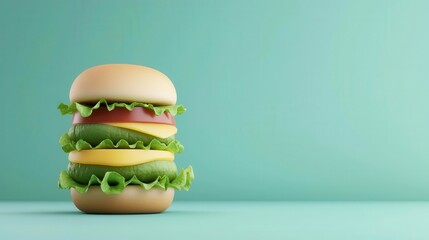 Unsafe food handling, cross-contamination risk, 3D illustration