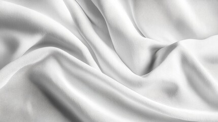 Naklejka premium Smooth purple satin fabric with luxurious waves and soft, rippled texture