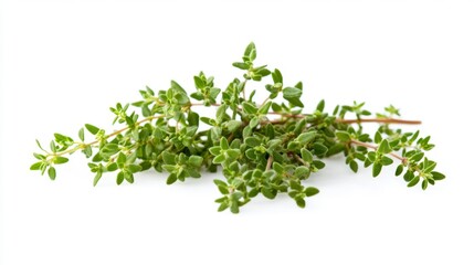 Fresh Green Thyme Herb with Generative AI