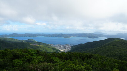 加計呂麻島の展望台から見た眺め