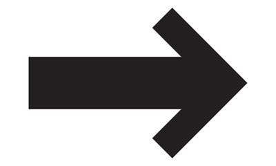 Black arrow icon. Arrow icon isolated. Vector illustrator. 