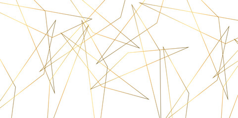 Abstract background with liens and triangles shape on white background. White and golden geometric overlapping rectangle pattern Geometric background soft shadows as patten ..White polygon textured .	