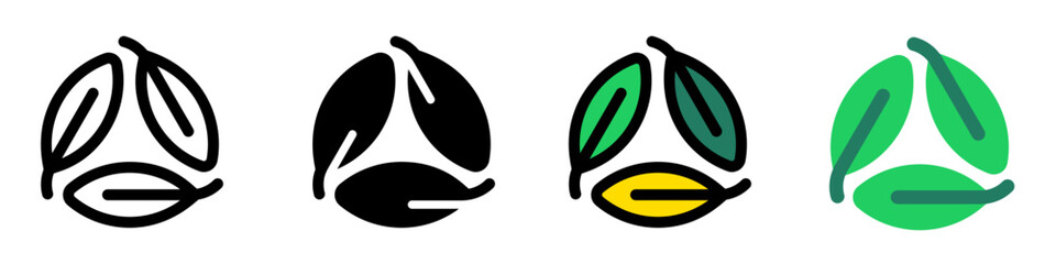 Editable leaves, environment, ecology, plant, nature, eco-friendly, foliage vector icon. Part of a big icon set family. Perfect for web and app interfaces, presentations, infographics, etc