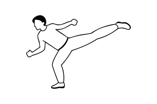 recommend clip art: Kicking Silhouette Illustration Transparent White Background