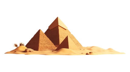 Pyramids in the desert