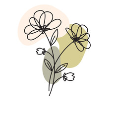 Aesthetic Blob Flower