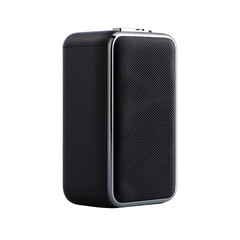 Obraz premium Black Portable Bluetooth Speaker With Metal Trim