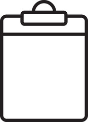 Clipboard Line Icon