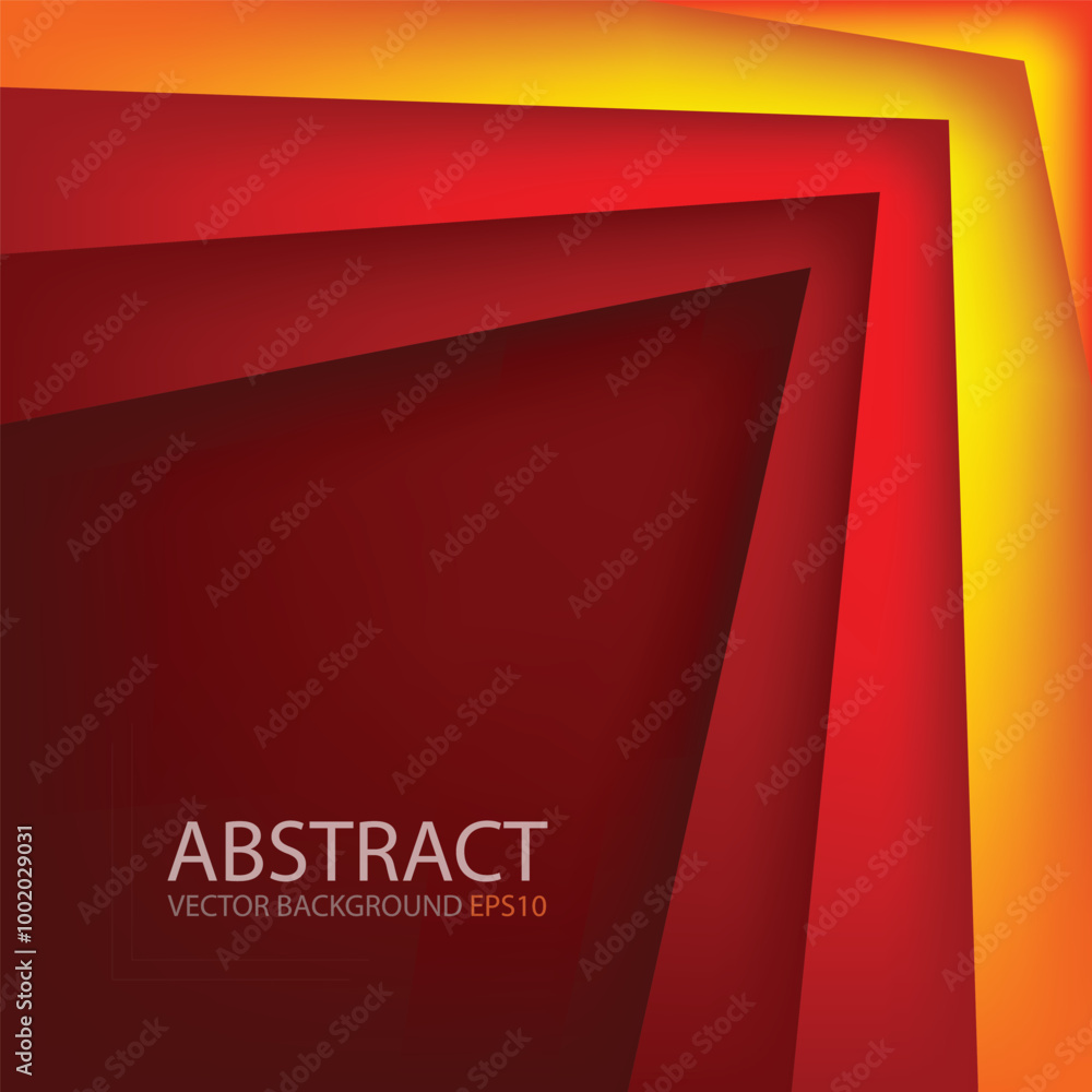 Poster graphic geometric triangle overlap vector layer background for text and message design