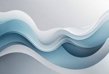 Elegant blue and white wave design background for modern and sophisticated projects
