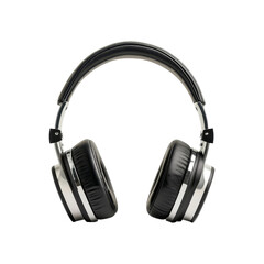 Black Headphones Isolated