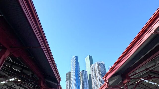 Queen Victoria Market Skyline View
