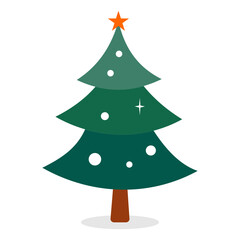  Christmas Tree Vector Illustration