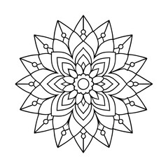 Abstract vector floral design with sun and leaf elements, perfect for summer decoration or vintage illustration