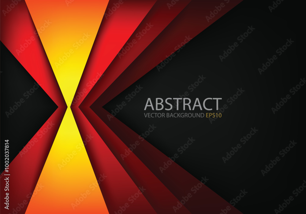 Aufkleber graphic geometric triangle overlap vector layer background for text and message design