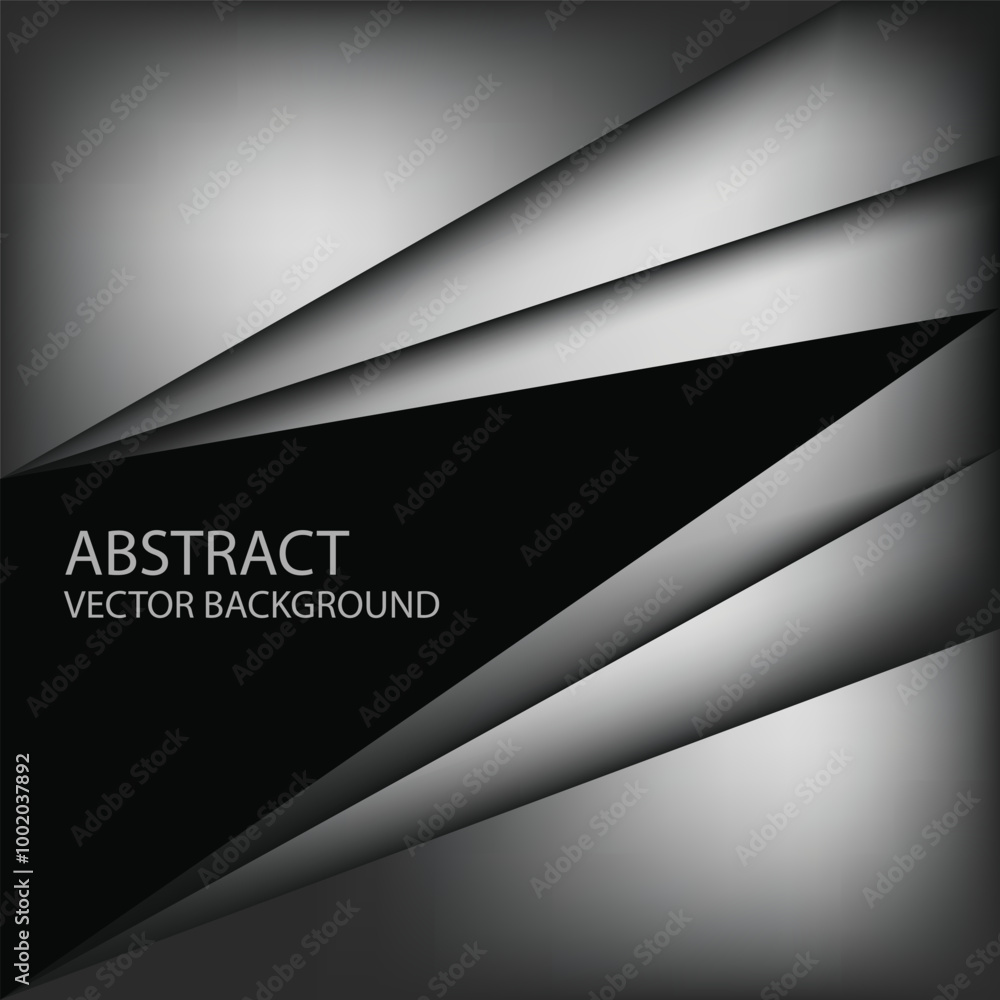 Poster graphic geometric triangle overlap vector layer background for text and message design