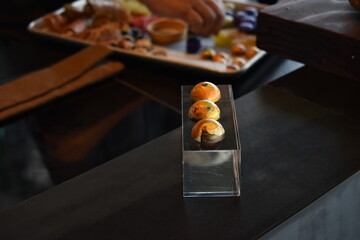 custom chocolate truffles dessert