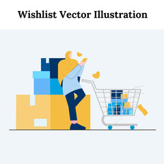 Wishlist Vector Illustration