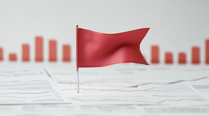 Red Flag Warning: Financial Risk & Business Charts 