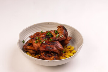 Huli-Huli Chicken is Hawaiian Grilled Chicken Infused with Sweet and Tangy Marinated from Pineapple. 