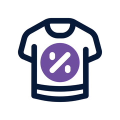 shirt icon. vector dual tone icon for your website, mobile, presentation, and logo design.