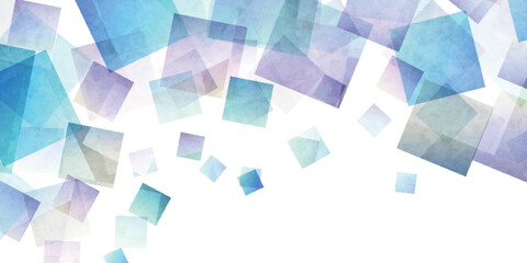 Fototapeta premium 青 幾何学 テクノロジー 模様 背景 