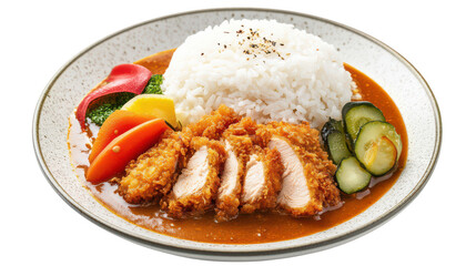 Delicious Chicken Curry with Rice and Veggies